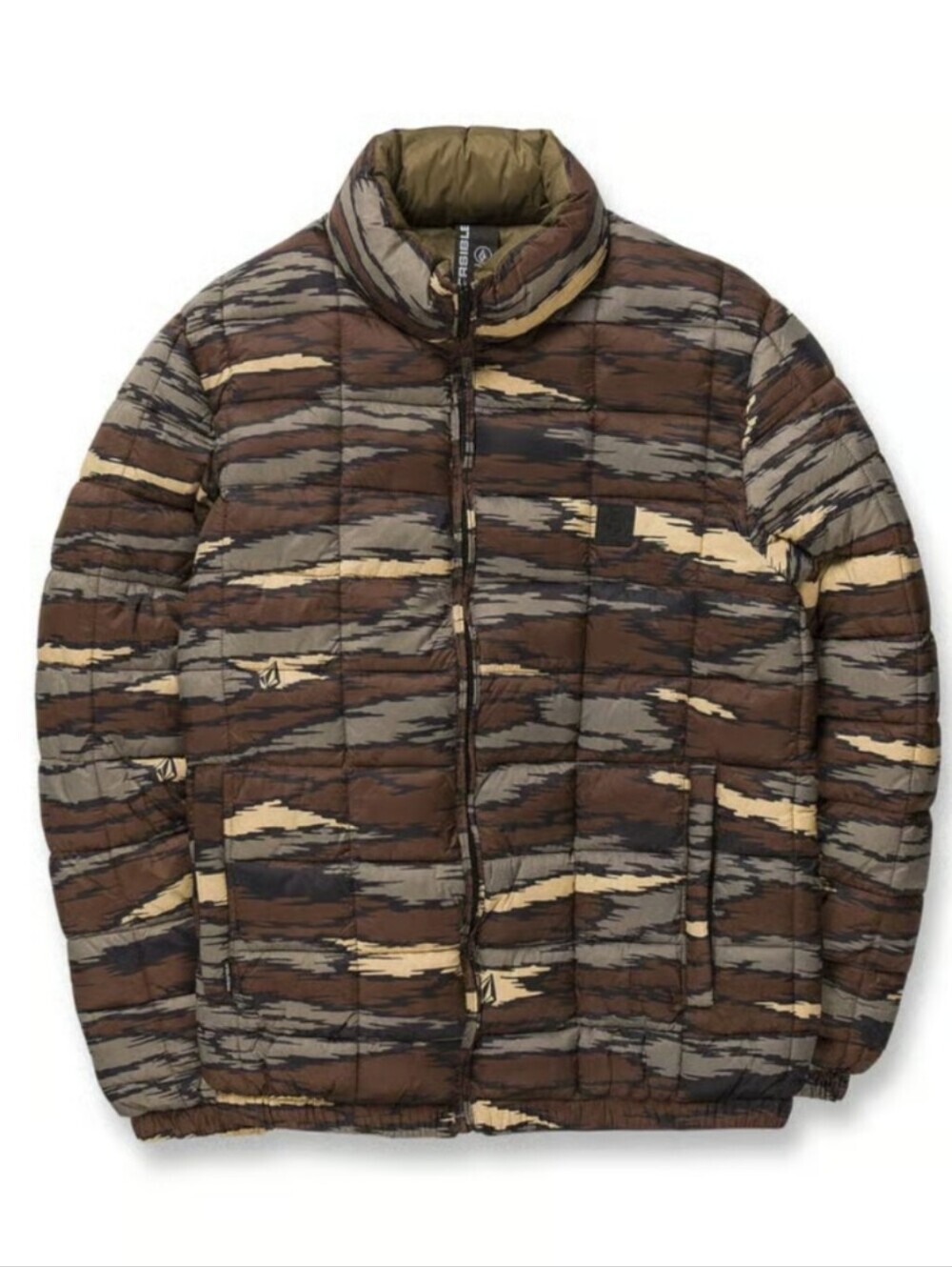 Volcom Walltzerd Earth Trippe Insulated Reversible Jacket Coat
